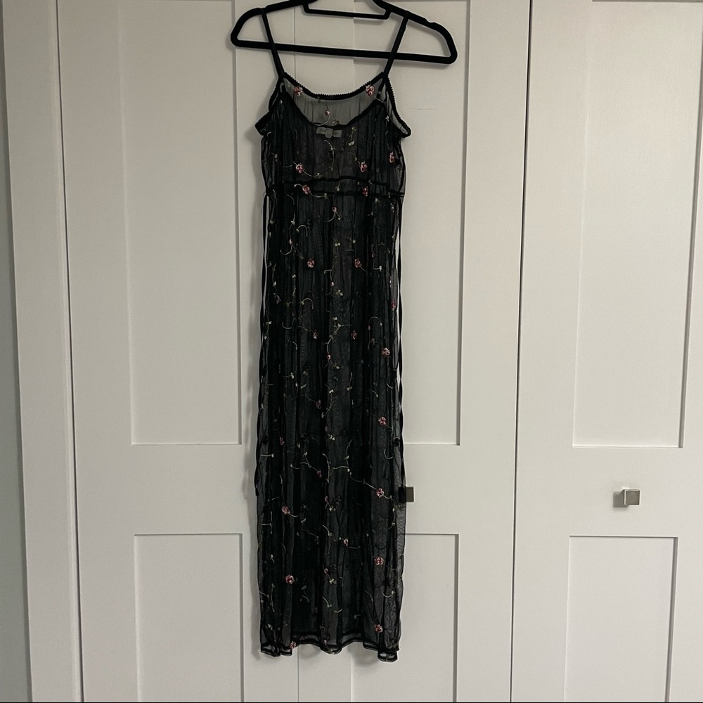 Floral sheer dress